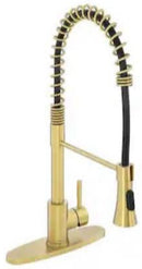 misturador monocomando gourmet dourada