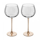 jogo taças de vinho de vidro com haste ambar ambar classic 620ml