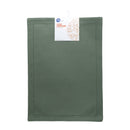 jogo americano 2pcs ponto ajour algodão verde escuro 45x33cm