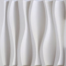 revestimento de parede 3d em pvc- 50x50cm