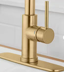 misturador monocomando gourmet dourada