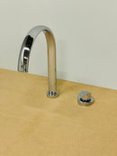 misturador monocomando para lavatório cromado