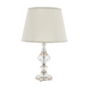 abajur de mesa com base em cristal 