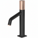 misturador black matte e rose gold