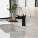 misturador black matte e dourado