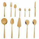 faqueiro 54pcs de aço inox com caixa litografada viena dourado