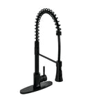 misturador monocomando gourmet black matte