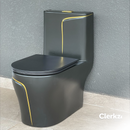 vaso sanitário monobloco preto fosco com caixa acoplada