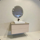 kit lavatório com espelho em led