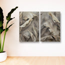 kit quadro com vidro e moldura (2pcs) - 100x72,5 cm