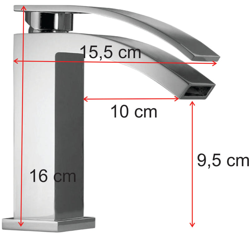 misturador monocomando lavatório