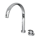 misturador monocomando para lavatório cromado