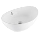 cuba de apoio de cerâmica branca