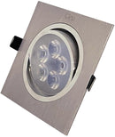 spot de alumínio direcionável led 5w - branco quente