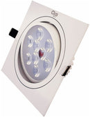 spot direcionável led 9w - branco frio