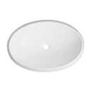 cuba de apoio de cerâmica branca