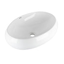 cuba de apoio de cerâmica branca