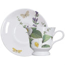 estojo 6 xícaras para chá jardim secreto