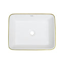 cuba de cerâmica com aplicações a laser em mosaico de vidro