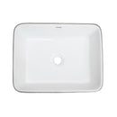 cuba de cerâmica com aplicações a laser em mosaico de vidro