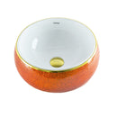 cuba de cerâmica coleção toques de cor - laranja