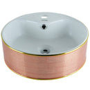 cuba de cerâmica com aplicações a laser em mosaico de vidro