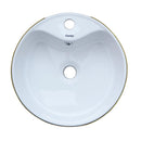 cuba de cerâmica com aplicações a laser em mosaico de vidro