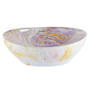 cuba de cerâmica com efeito marmorizado