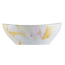 cuba de cerâmica com efeito marmorizado