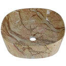 cuba de cerâmica com efeito marmorizado