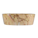 cuba de cerâmica com efeito marmorizado