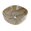 cuba de cerâmica com efeito marmorizado