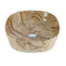 cuba de cerâmica com efeito marmorizado