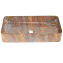 cuba de cerâmica com efeito marmorizado