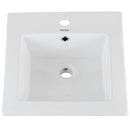 cuba de sobrepor de cerâmica branca