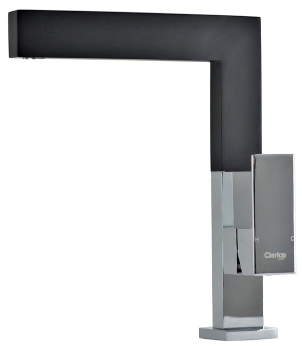 Mr.Y　黒1 Misturador Monocomando Black Matte para Lavatório ja - ClerkzDecor