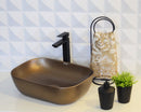 cuba de ceramica acabamento fosco cor cobre