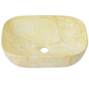 cuba de cerâmica com efeito marmorizado