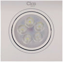 spot direcionável led 5w - branco quente