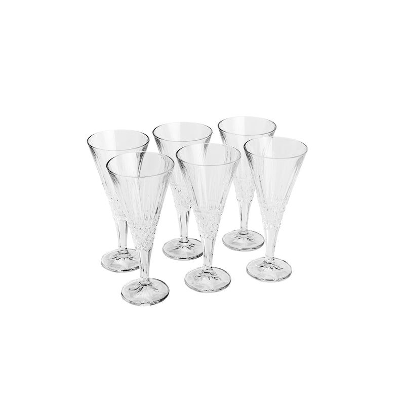 conjunto taças 6pçs cristal de chumbo para vinho alexandria 240ml