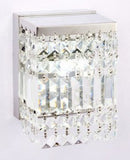 arandela interna com cristais