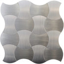 pastilha adesiva para revestimento de parede- aço escovado