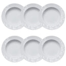 jogo prato fundo borboleta- 6 peças