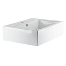 cuba de apoio de cerâmica branca