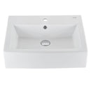 cuba de apoio de cerâmica branca