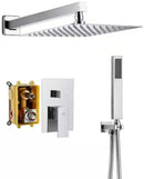 conjunto de ducha com misturador e ducha manual cromado