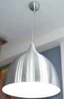 lustre / pendente inox