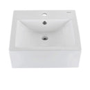 cuba de apoio de cerâmica branca