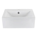 cuba de apoio de cerâmica branca