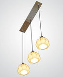 luminária pendente trio floral